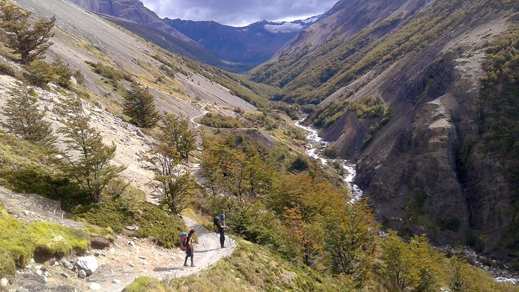 trilhas na patagônia chilena