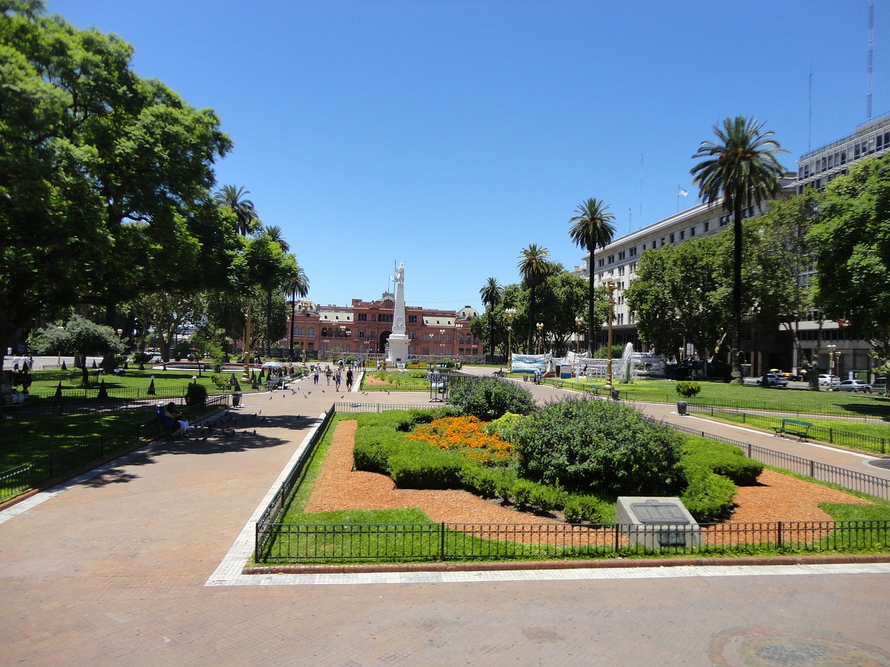 Casa Rosada e plaza de mayo argentina